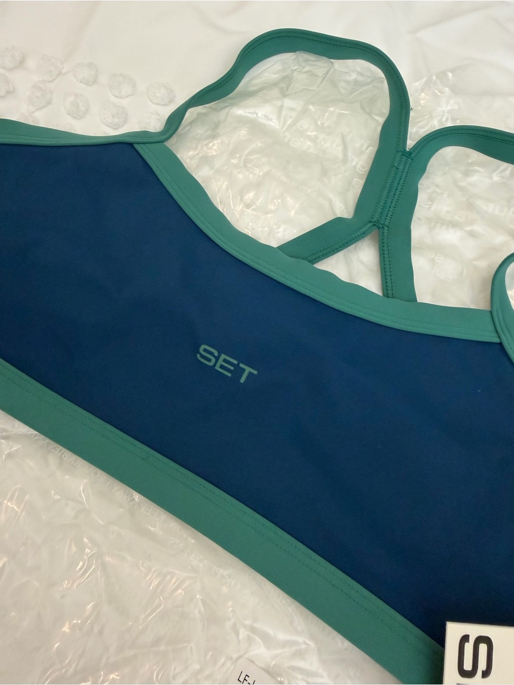 SET ACTIVE LuxForm Lux Swim Bra Lagoon Medium BNWT - Picture 4 of 8